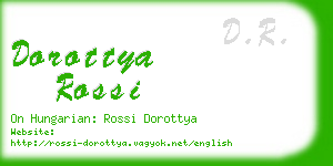 dorottya rossi business card